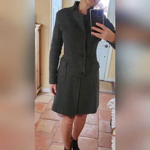 'SEVENTY' Charcoal gray coat - Picture 9 of 12